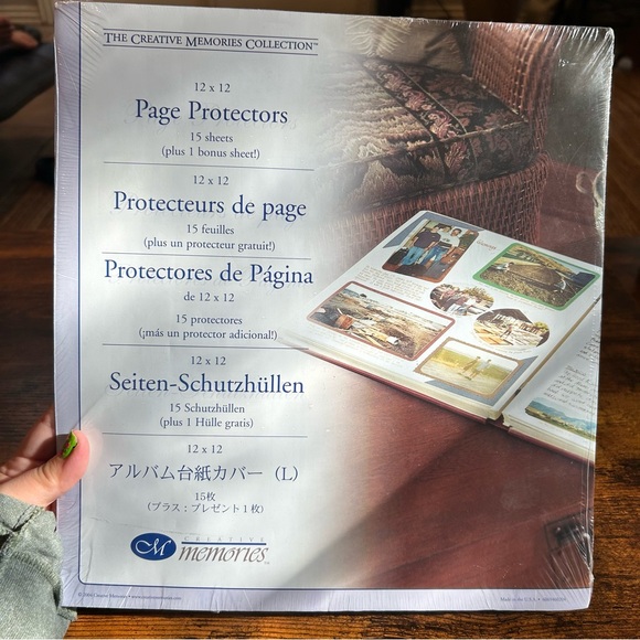 Creative Memories Bundle of New 12” cutting system, page protectors, oval cutter - Picture 14 of 15